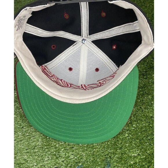 Vintage USC Trojans hat cap snap back black script deadstock football mens wool - Picture 8 of 9